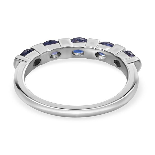 Masoala Saphir (Fissure gef&uuml;llt) Ring 925 Silber platiniert (Gr&ouml;&szlig;e 17.00) ca. 1.23 ct image number 5