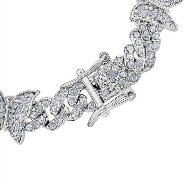 Weißer Kristall Armband ca. 19 cm image number 3