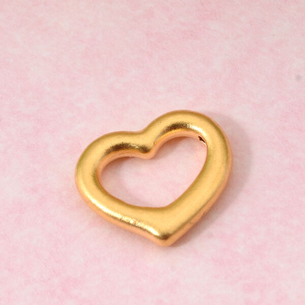 999 Gold Herz Anhänger image number 1