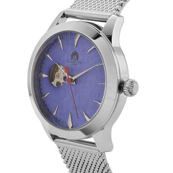 LUXUS SAMMLER EDITION - William Hunt Uhr, SEIKO AUTOMATIK Uhrwerk, Saphir Glash&auml;user, 5 ATM, Goldfarbene Edelstahl Armband