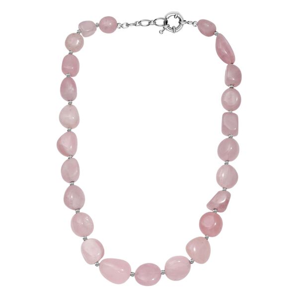 Rosenquarz 45cm Halskette - 390 ct. image number 3