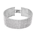 DIAMOON Kristall-Armband in Silberton image number 0