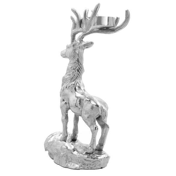 Rentier auf Felsen Kerzenhalter, 17x7,4x30,5 cm image number 5