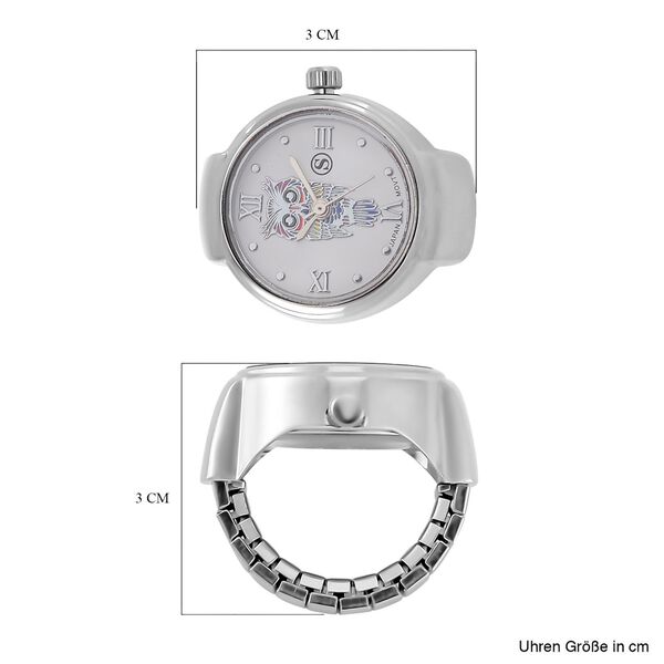 Reiner Edelstahl Uhren Flexibles cm image number 5