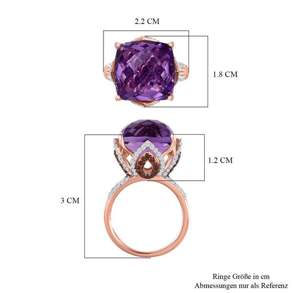 GP Italian Garden Kollektion - AAA Rose De France Amethyst Ring, ca. 10.86 ct image number 7