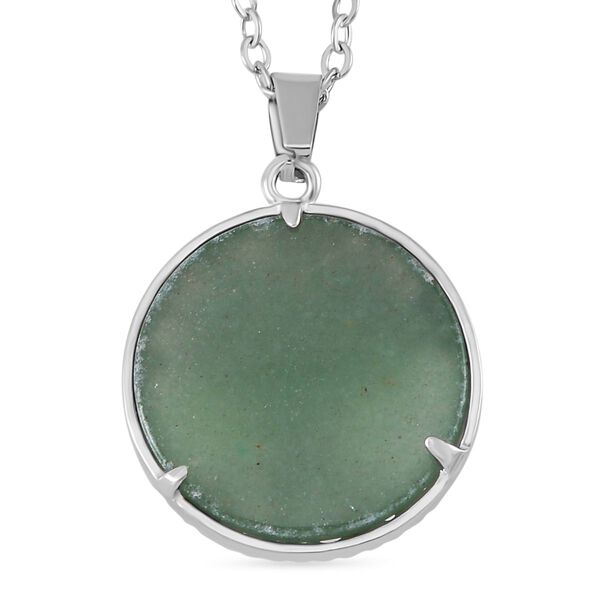 Grüner Aventurin Schmuckset  Legierung ca. 49.00 ct image number 4