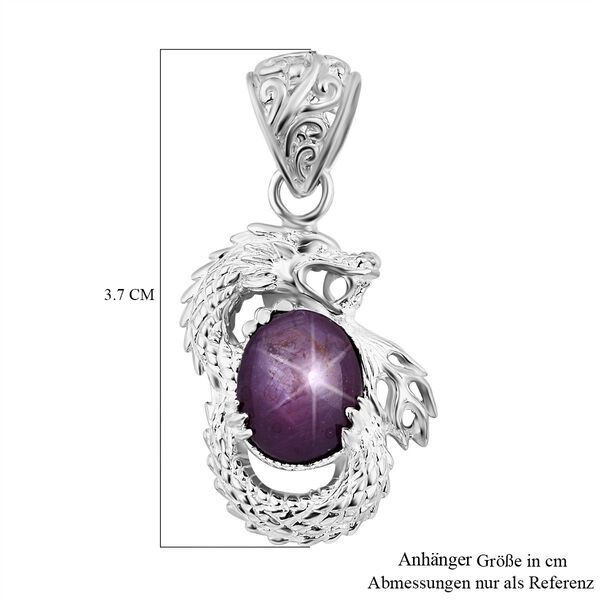 AA Sternrubin Anh&auml;nger 925 Silber ca. 6,34 ct. image number 5