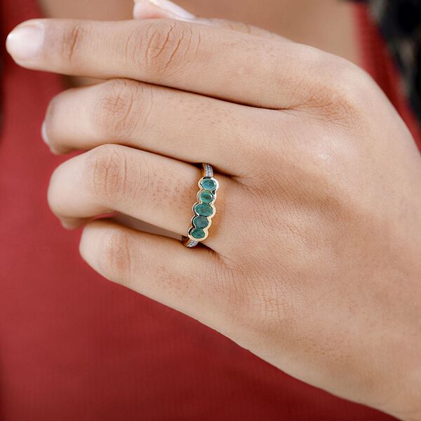 Kagem sambischer Smaragd-Ring - 0,90 ct. image number 3