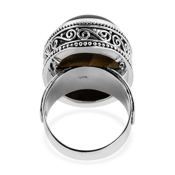 Royal Bali Kollektion - Labradorit-Ring, 925 Silber  ca. 34,40 ct image number 5