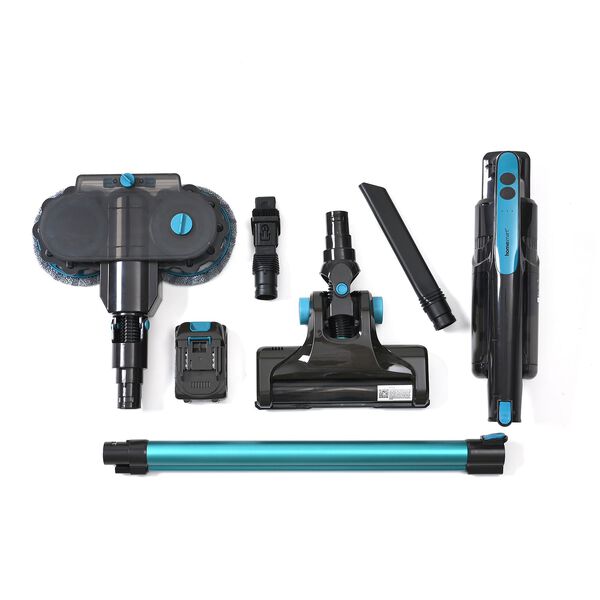 Multifunktionaler kabelloser Staubsauger, 2 in 1 Stiel und Handstaubsauger, 110x25x17 cm, Gr&uuml;n image number 7