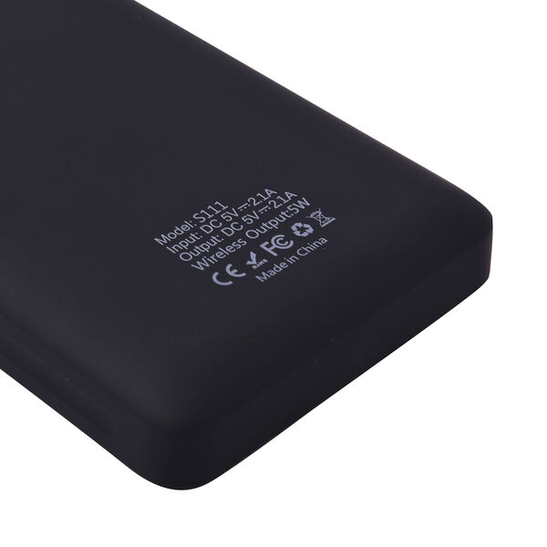 WESDAR kabellose Powerbank mit Bildschirmanzeige, 10000mAh, Schwarz image number 5