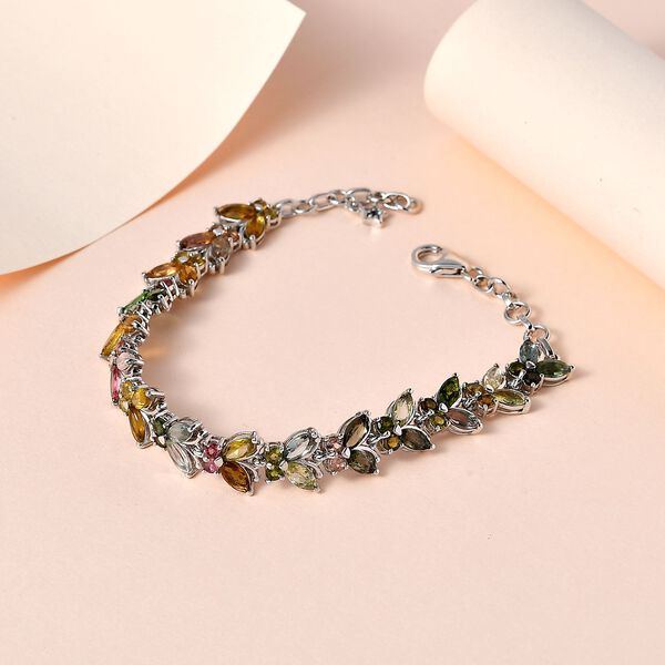 GP Italian Garden Kollektion- Mehrfach-Turmalin und Saphir Armband, 19cm - 8,71 ct. image number 1