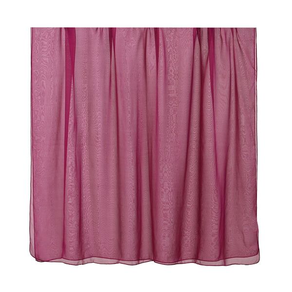 LA MAREY - 100% Maulbeeren-Seidenschal, Chiffon, 110x180 cm, burgunderrot image number 2