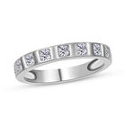 LUSTRO STELLA - Weißer Zirkonia Ring 925 Silber rhodiniert  ca. 0,72 ct image number 0