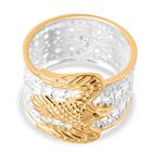 D'Joy Royal Bali - 925 Silber Zweifarbige BeschichtungRing (Größe 17.00) ca. 6,35g