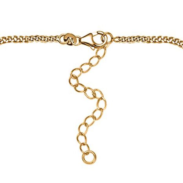 AA Citrin Halskette ca. 45 cm 925 Silber 750 Gelbgold Vermeil ca. 1,61 ct. image number 4