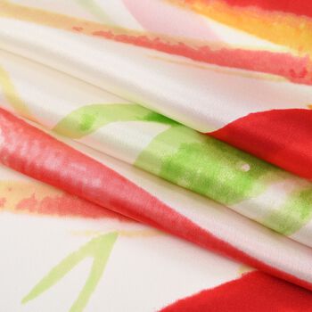 LA MAREY, 100% Maulbeerseiden Schal, bunt