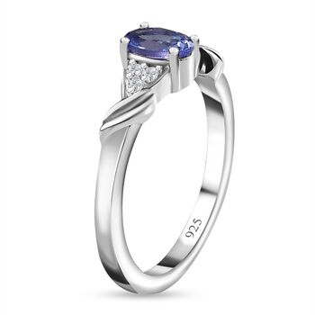 2er-Set - Tansanit Schmuckset - 1,10 ct.