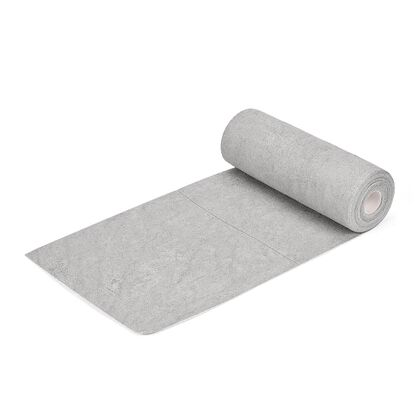 Wiederverwendbare Abrei&szlig;-Mikrofaser-Handtuchrolle - 30x30cm, 30 T&uuml;cher/Rolle, 180gsm, Grau