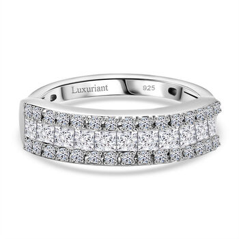 LUXURIANT SGL zertifizierter VS-GH Labor Diamant Ring in 950 Platin - 1 ct.