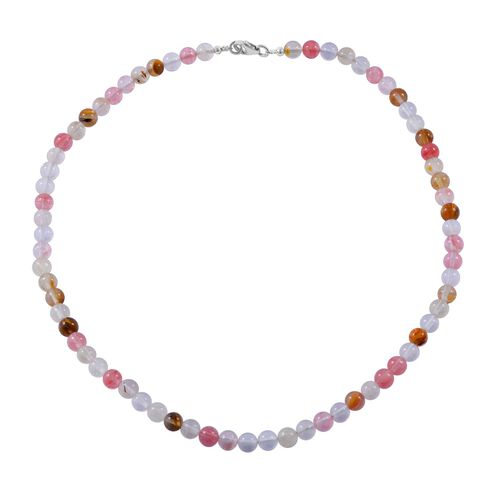 Mehrfarbige Quarz Halskette, ca. 108 ct. image number 0