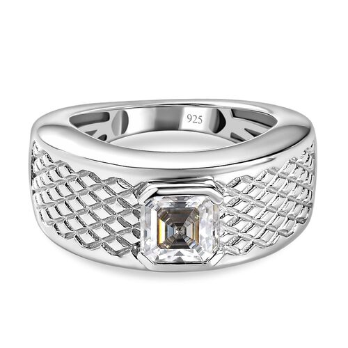 Moissanit Ring, ca. 1.16 ct image number 0