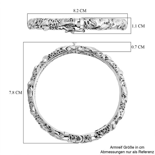 D'Joy Royal Bali - 925 Silber 19cm Armreif, Jalak Bali image number 6