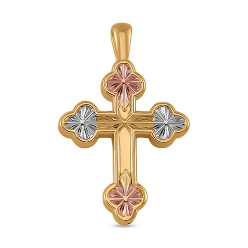 Kreuz-Anhänger in 585 Gold image number 0