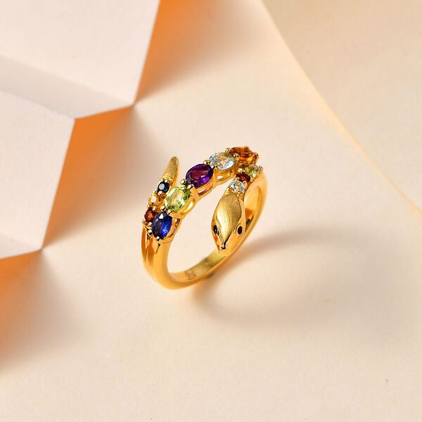 Multi-Edelstein-Ring - 1,18 ct. image number 2