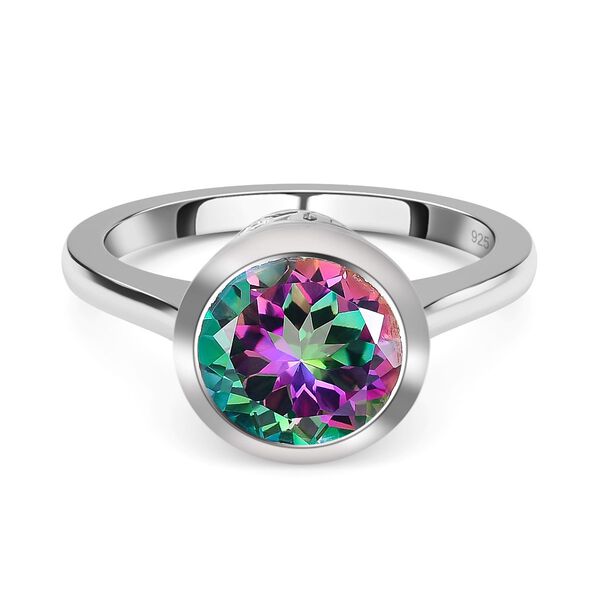 Nordlicht mystischer Topas-Ring - 4,39 ct.