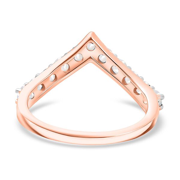 D'Joy Moissanit Ring, 925 Silber rosévergoldet - 0,68 ct. image number 5