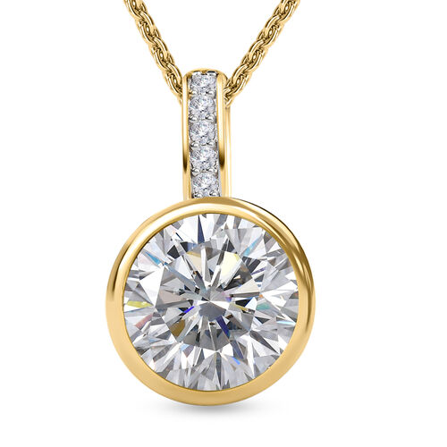 Moissanit-Anhänger mit Kette - 2,41 ct. image number 0