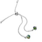 Grüne Kristall-Halskette mit Armband - 16,10 ct. image number 5