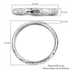 Royal Bali Kollektion- 2er Set gehämmerte strukturierte Ringe image number 4