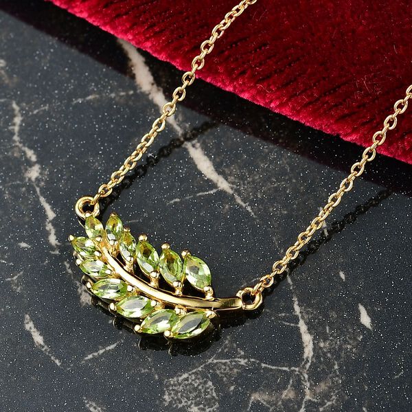 D'Joy Peridot Halskette, 45cm - 1,73 ct. image number 2