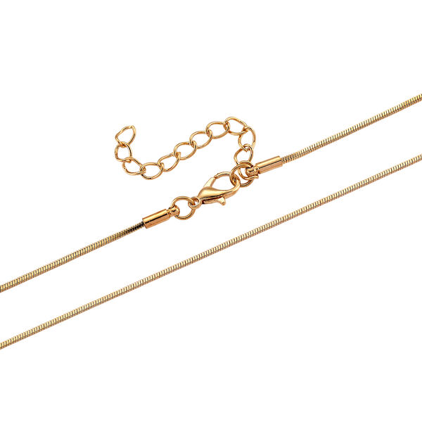 Mehrfarbiger Kristall Anh&auml;nger mit Kette, ca. 63.5 cm + 5 cm Extender, Legierung emailliert, Legierung Gelb image number 5