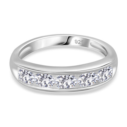 Moissanit Ring 925 Silber (Größe 18.00) ca. 0,86 ct image number 0