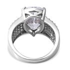 Lustro Stella - Weißer Zirkonia-Ring, 925 Silber rhodiniert  ca. 9,98 ct image number 2