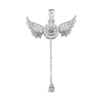 Moissanit Engel Anh&auml;nger - 1,26 ct.