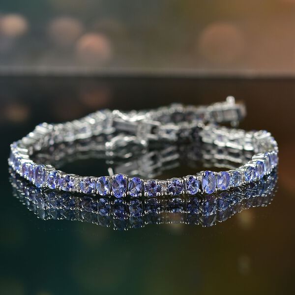 Tansanit und Zirkon Armband image number 2