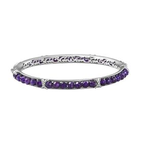 Afrikanischer Amethyst-Armreif, 19 cm - 22,86 ct.