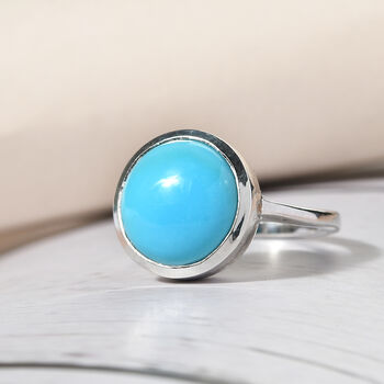 Amerikanischer, nat&uuml;rlicher Sleeping Beauty T&uuml;rkis-Ring - 4,97 ct.