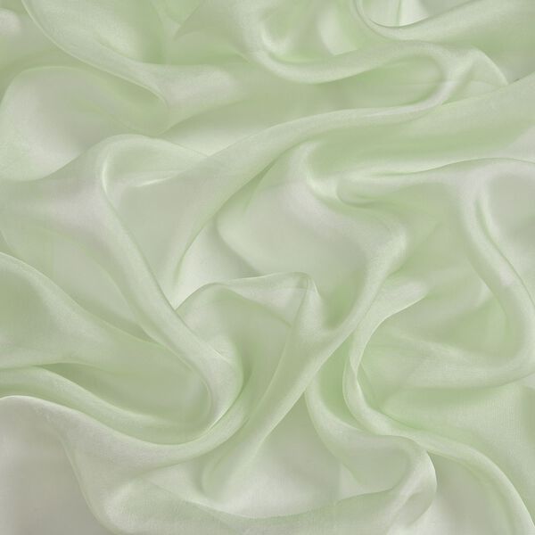 LA MAREY Chiffon Seidenschal, hellgrün image number 5