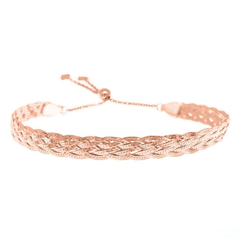 Bolo-Armband, 925 Silber rosévergoldet, ca. 23 cm ca. 4.34g image number 0