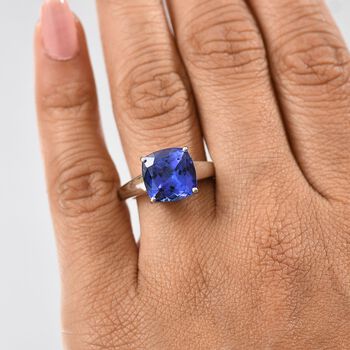 RHAPSODY AAAA Tansanit Ring in 950 Platin - 6,24 ct.