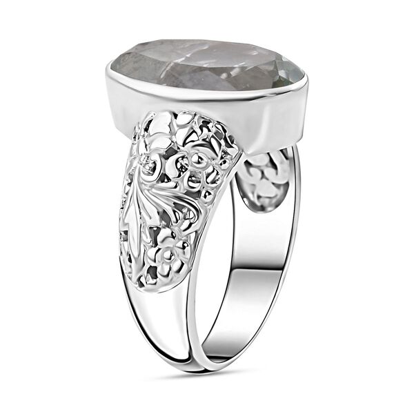 Royal Bali - Prasiolite Ring, 925 Silber, (Größe 17.00), ca. 6.89 ct image number 3