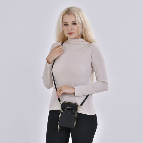 Passage Crossbody-Tasche in schwarz image number 2