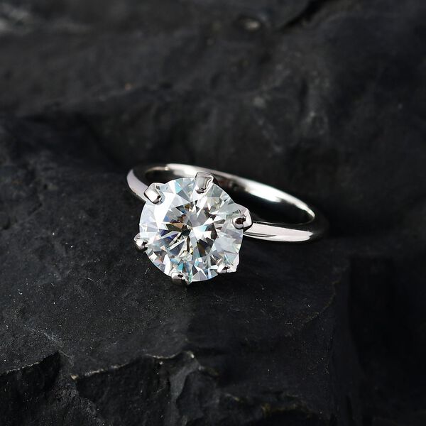 Moissanit Ring - 3,45 ct. image number 8