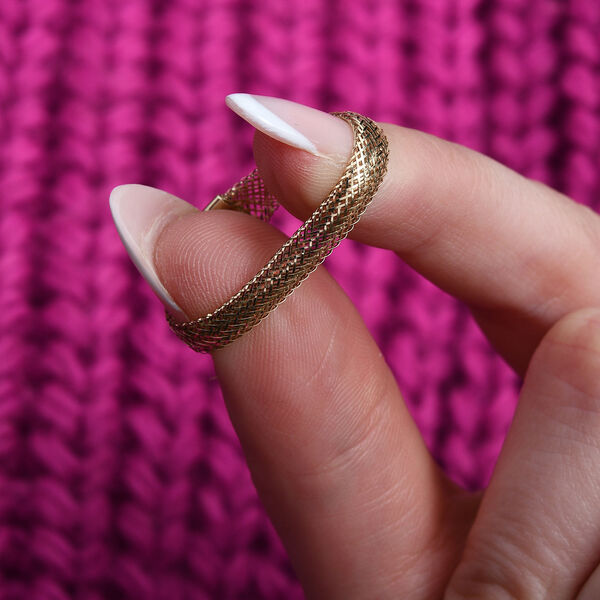 Maestro Kollektion - flexibler, italienischer Ring in 585 Gelbgold (Größe 16-18) image number 6