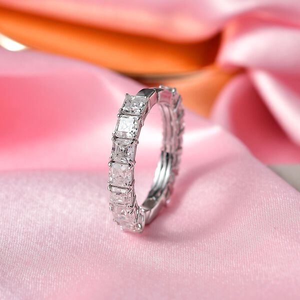 D'Joy Moissanit Ring, 925 Silber rhodiniert - 3,52 ct. image number 1